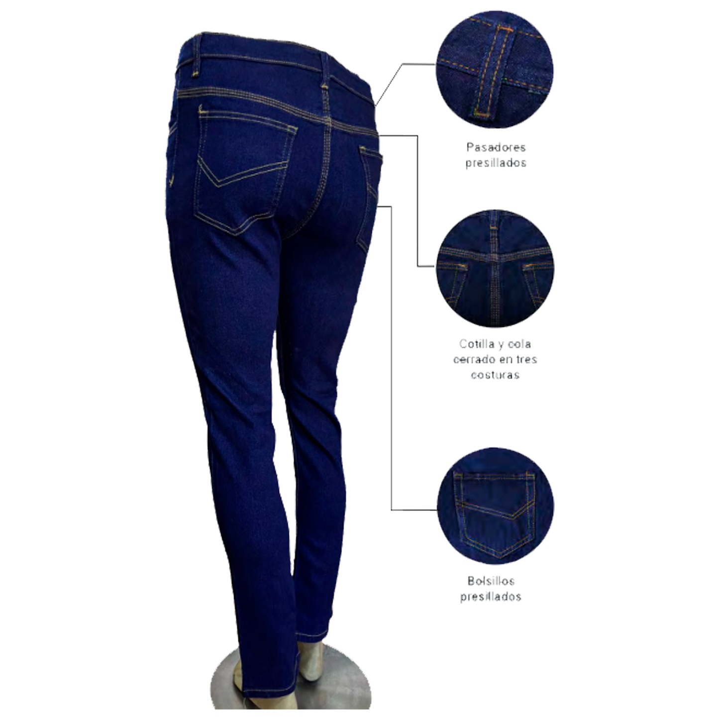 Pantalón en Jean - Caballero