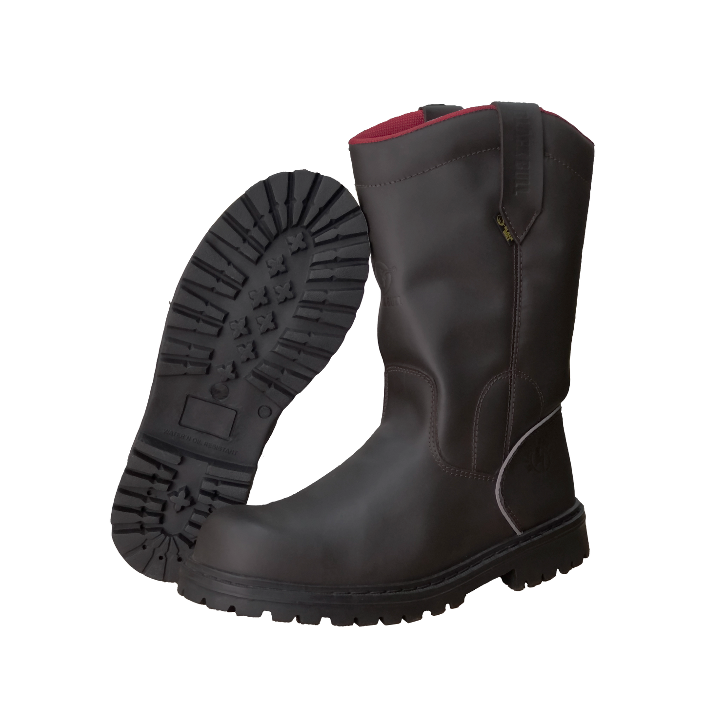 BOTA TIPO PETROLERA | BLACK BULL | CAFÉ | REF.: 2010