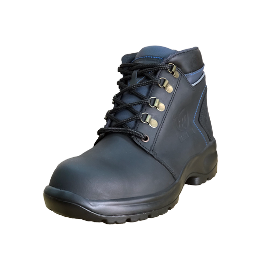 BOTA INGENIERO | BLACK CLASSIC | NEGRO/AZUL| REF.: 6030