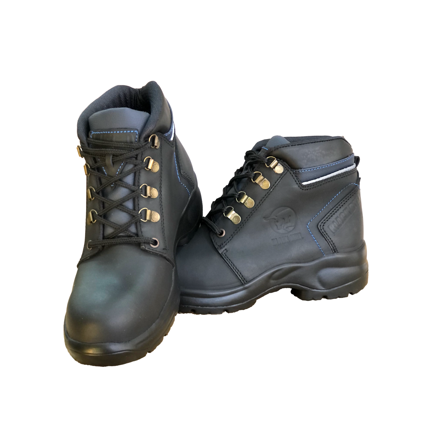 BOTA INGENIERO | BLACK CLASSIC | NEGRO/AZUL| REF.: 6030